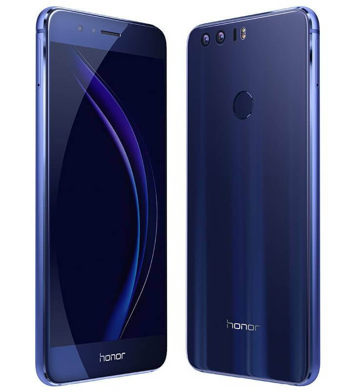Celular Huawei Honor 8 na cor azul